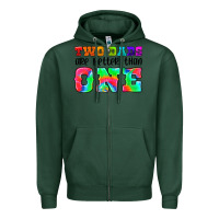 Sports Green two dads are better than one Zipper Hoodie - HRA Design Shop