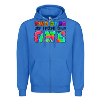 True Royal two dads are better than one Zipper Hoodie - HRA Design Shop