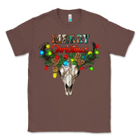 Chestnut merry christmas bull skull Classic Tee - RanaPortraitStore