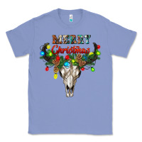 Colony Blue merry christmas bull skull Classic Tee - RanaPortraitStore