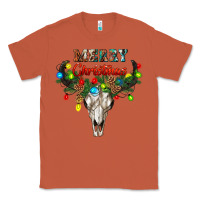 Copper merry christmas bull skull Classic Tee - RanaPortraitStore