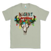 Matcha merry christmas bull skull Classic Tee - RanaPortraitStore