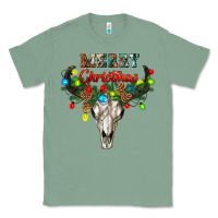 Sage merry christmas bull skull Classic Tee - RanaPortraitStore
