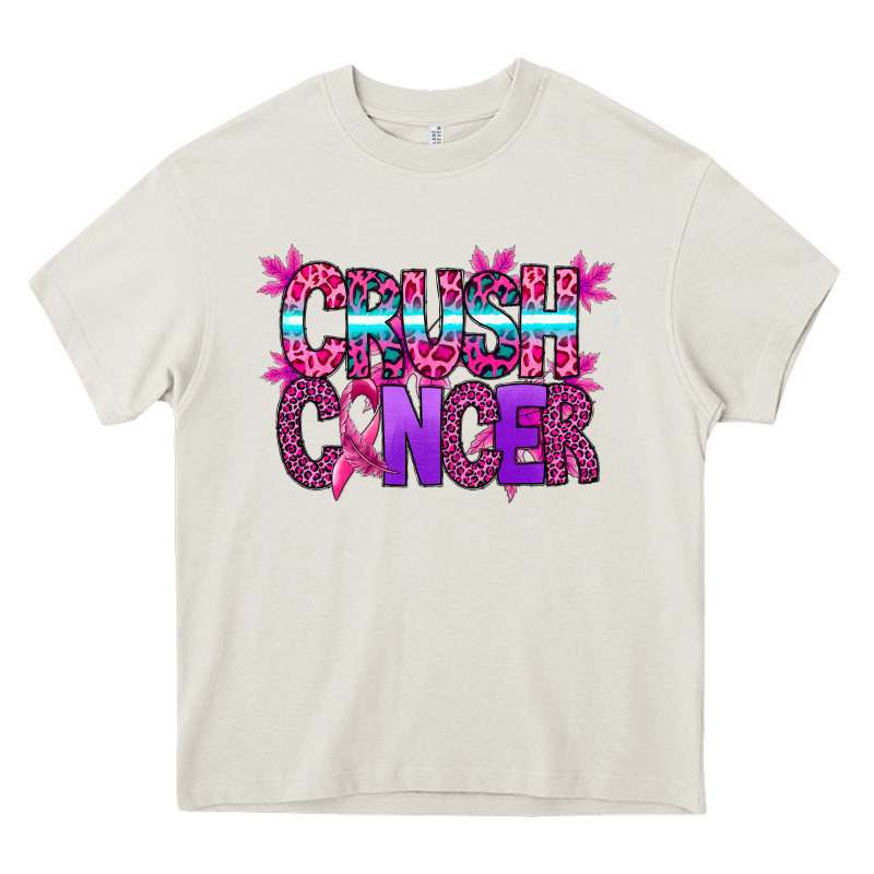 Crush Cancer Heavy Core Tee by SublimationCraftShop | Teevron