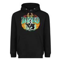 Black rodeo Heavyweight Hoodie - JahusDesignShop