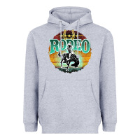 Heather Grey rodeo Heavyweight Hoodie - JahusDesignShop