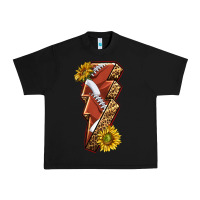 Black sport football  lightning bolt Urban Heavy Tee - texasbilliewilder