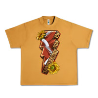 Peanut Butter sport football  lightning bolt Urban Heavy Tee - texasbilliewilder
