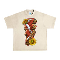Sandshell sport football  lightning bolt Urban Heavy Tee - texasbilliewilder