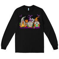 Black Halloween Gnomes Long Sleeve Tee - texasbilliewilder