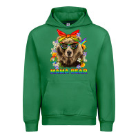 Emerald Mama Bear Pride LGBTQ+ Urban Hoodie - BundleAndBundleShop
