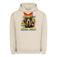 Pigment French Oak Mama Bear Pride LGBTQ+ Urban Hoodie - BundleAndBundleShop