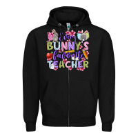 Black Easter Day Every bunny's favorite Teacher Zipper Hoodie - OliviaCreatesArt
