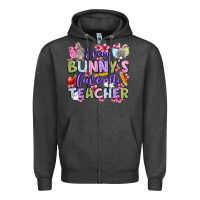 Charcoal Heather Easter Day Every bunny's favorite Teacher Zipper Hoodie - OliviaCreatesArt