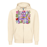 Sandshell Easter Day Every bunny's favorite Teacher Zipper Hoodie - OliviaCreatesArt