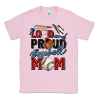 Bubblegum Pink loud and proud baseball mom Classic Tee - Zillion Design Studio