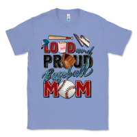Colony Blue loud and proud baseball mom Classic Tee - Zillion Design Studio