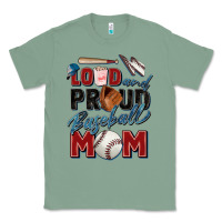 Sage loud and proud baseball mom Classic Tee - Zillion Design Studio