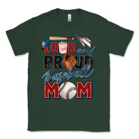 Sports Green loud and proud baseball mom Classic Tee - Zillion Design Studio