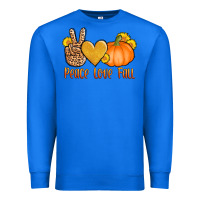 True Royal peace love fall Premium Sweatshirt - AdoDesignShop