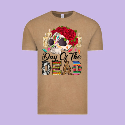 Vintage Tee Day of the dead skeleton