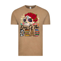Vintage Coffee Day of the dead skeleton Vintage Tee - RanaPortraitStore