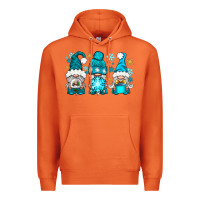 Carrot winter gnomies Premium Hoodie - NancyCooperArtShop