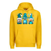 Lemon winter gnomies Premium Hoodie - NancyCooperArtShop