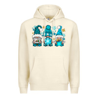 Sandshell winter gnomies Premium Hoodie - NancyCooperArtShop