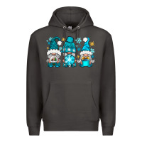 Smoke winter gnomies Premium Hoodie - NancyCooperArtShop