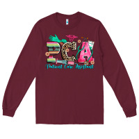 Burgundy pca patient care assistant Long Sleeve Tee - Zillion Design Studio