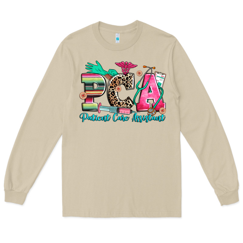 Pca Patient Care Assistant Long Sleeve Tee by Zillion Design Studio | Teevron