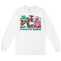 White pca patient care assistant Long Sleeve Tee - Zillion Design Studio