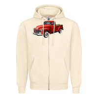 Sandshell western red truck right 34 view Zipper Hoodie - FaDigitalArtStudio