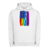 Pigment Lunar Rock Pride LGBTQ+ American Flag Urban Hoodie - BundleAndBundleShop