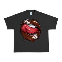 Pigment Black sports lips american football Urban Heavy Tee - texasbilliewilder