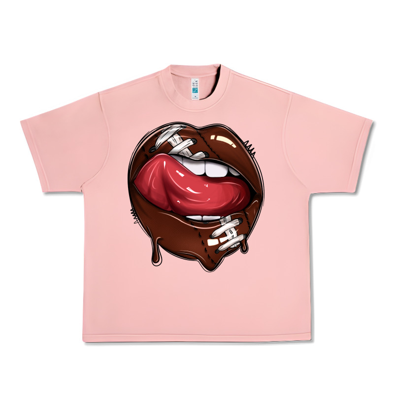 Sports Lips American Football Urban Heavy Tee by texasbilliewilder | Teevron