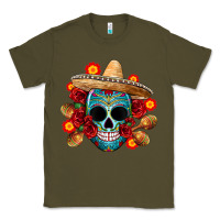 Army Green mexico skull Classic Tee - CTS Tumbler Store