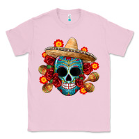 Bubblegum Pink mexico skull Classic Tee - CTS Tumbler Store