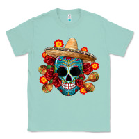 Seafoam mexico skull Classic Tee - CTS Tumbler Store