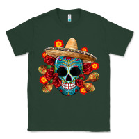 Sports Green mexico skull Classic Tee - CTS Tumbler Store