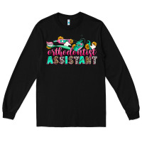 Black orthodontist assistant Long Sleeve Tee - Zillion Design Studio