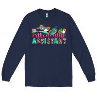 Navy orthodontist assistant Long Sleeve Tee - Zillion Design Studio