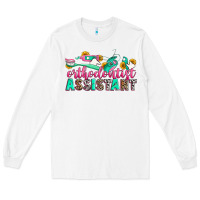 White orthodontist assistant Long Sleeve Tee - Zillion Design Studio