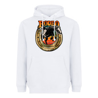 White rodeo Heavyweight Hoodie - JahusDesignShop