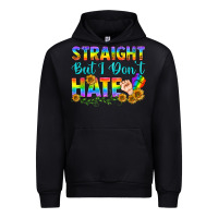 Black LGBTQ+ Straight But I Don't Hate Urban Hoodie - BundleAndBundleShop