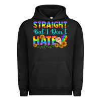 Pigment Black LGBTQ+ Straight But I Don't Hate Urban Hoodie - BundleAndBundleShop