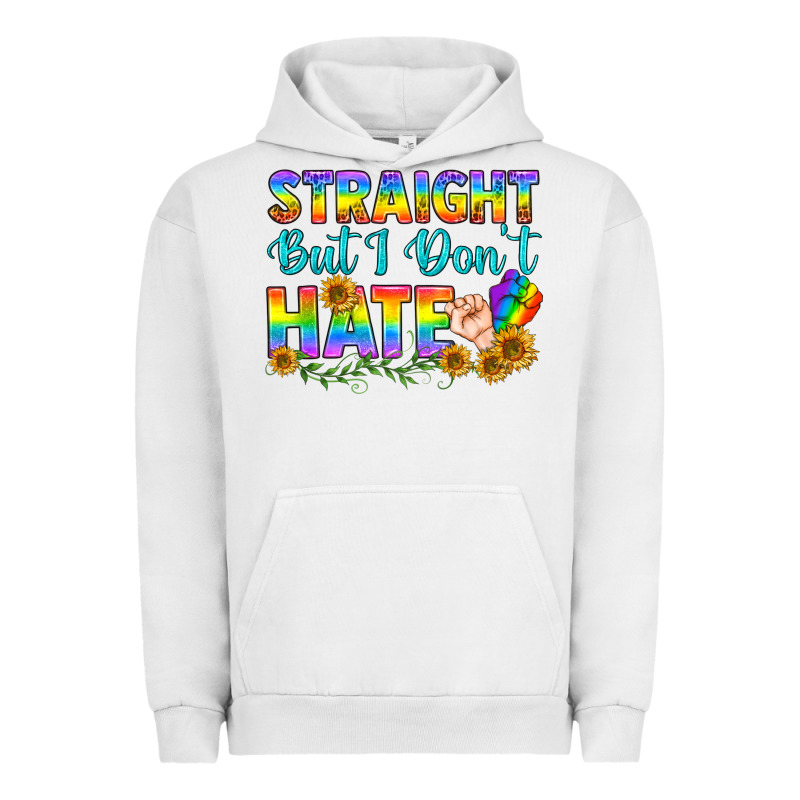 Lgbtq+ Straight But I Don't Hate Urban Hoodie by BundleAndBundleShop | Teevron