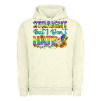 Pigment Pistachio LGBTQ+ Straight But I Don't Hate Urban Hoodie - BundleAndBundleShop