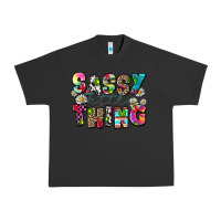 Pigment Black sassy little thing Urban Heavy Tee - Zillion Design Studio